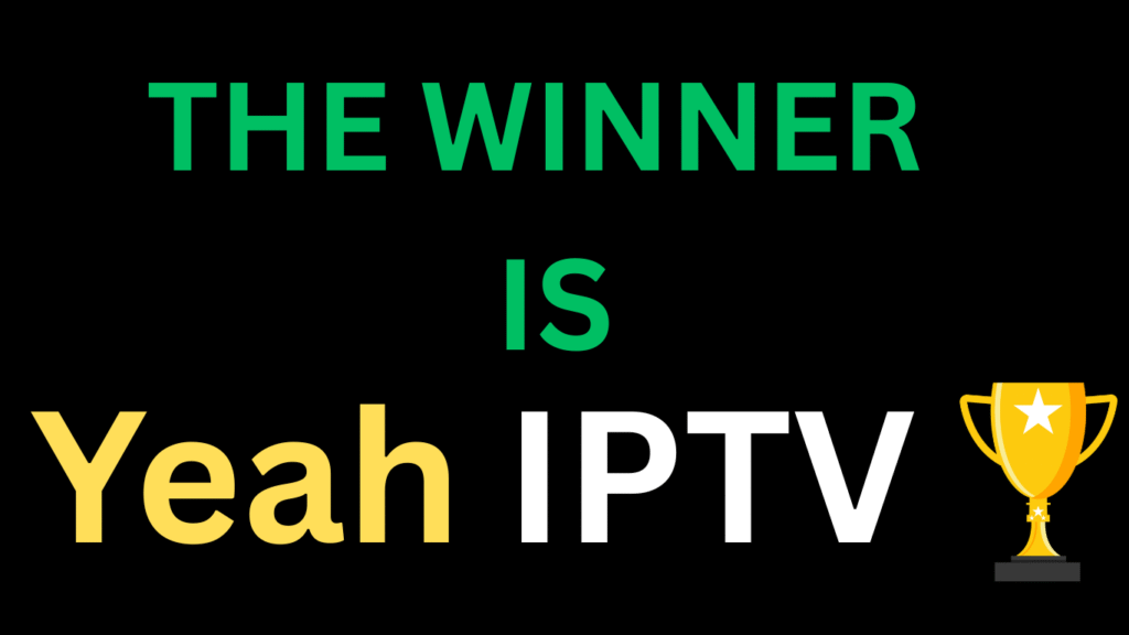 Yeah IPTV the winner